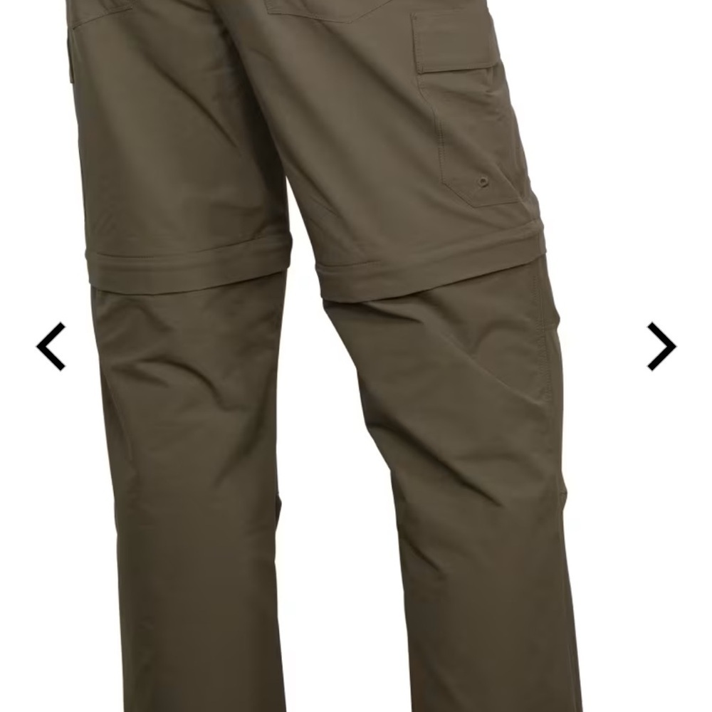 World Wide Sportsman Ultimate Angler Convertible Pants for Men Army Green - Picture 2 of 5